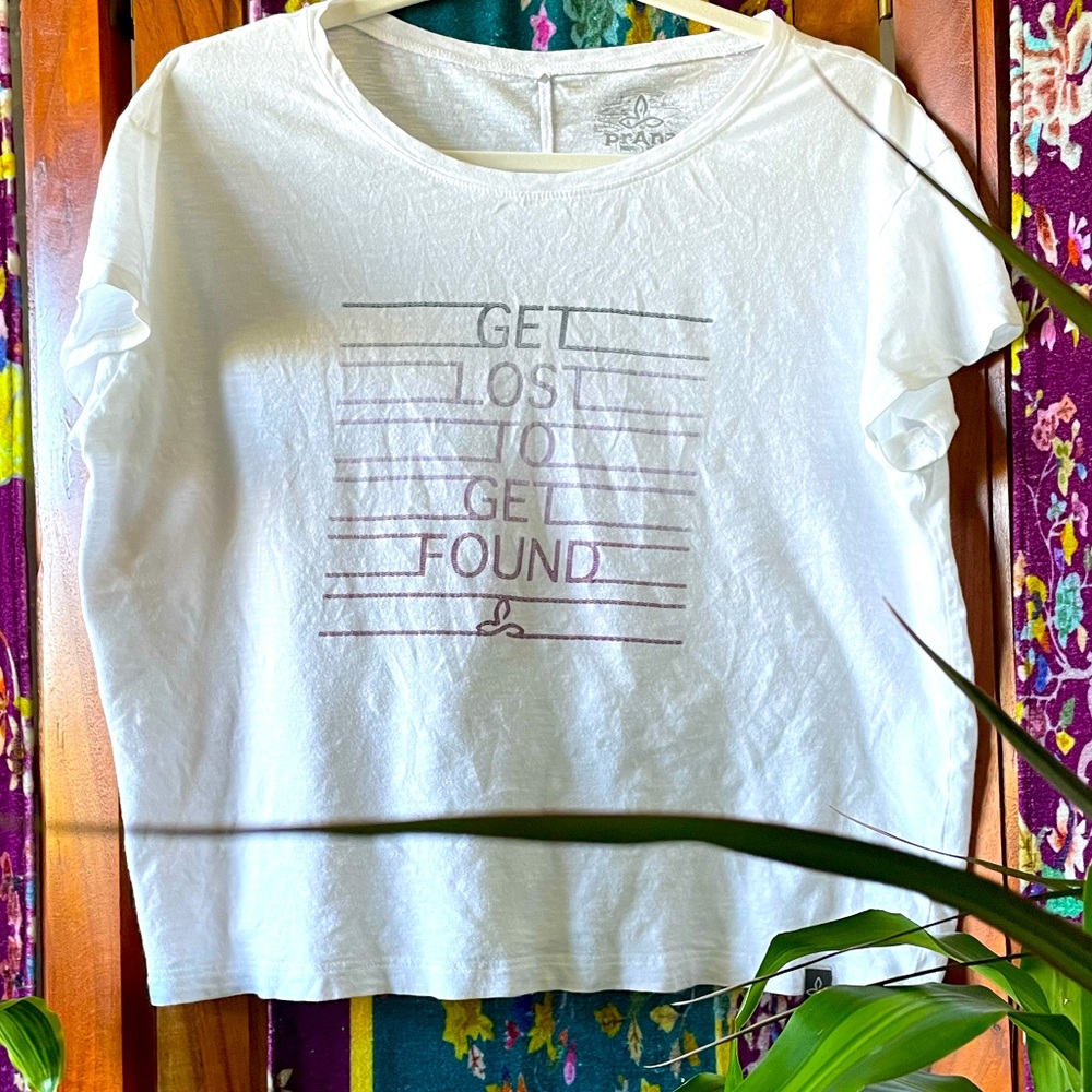 Prana “Get Lost to Get Found” Oversized T-shirt - Size M